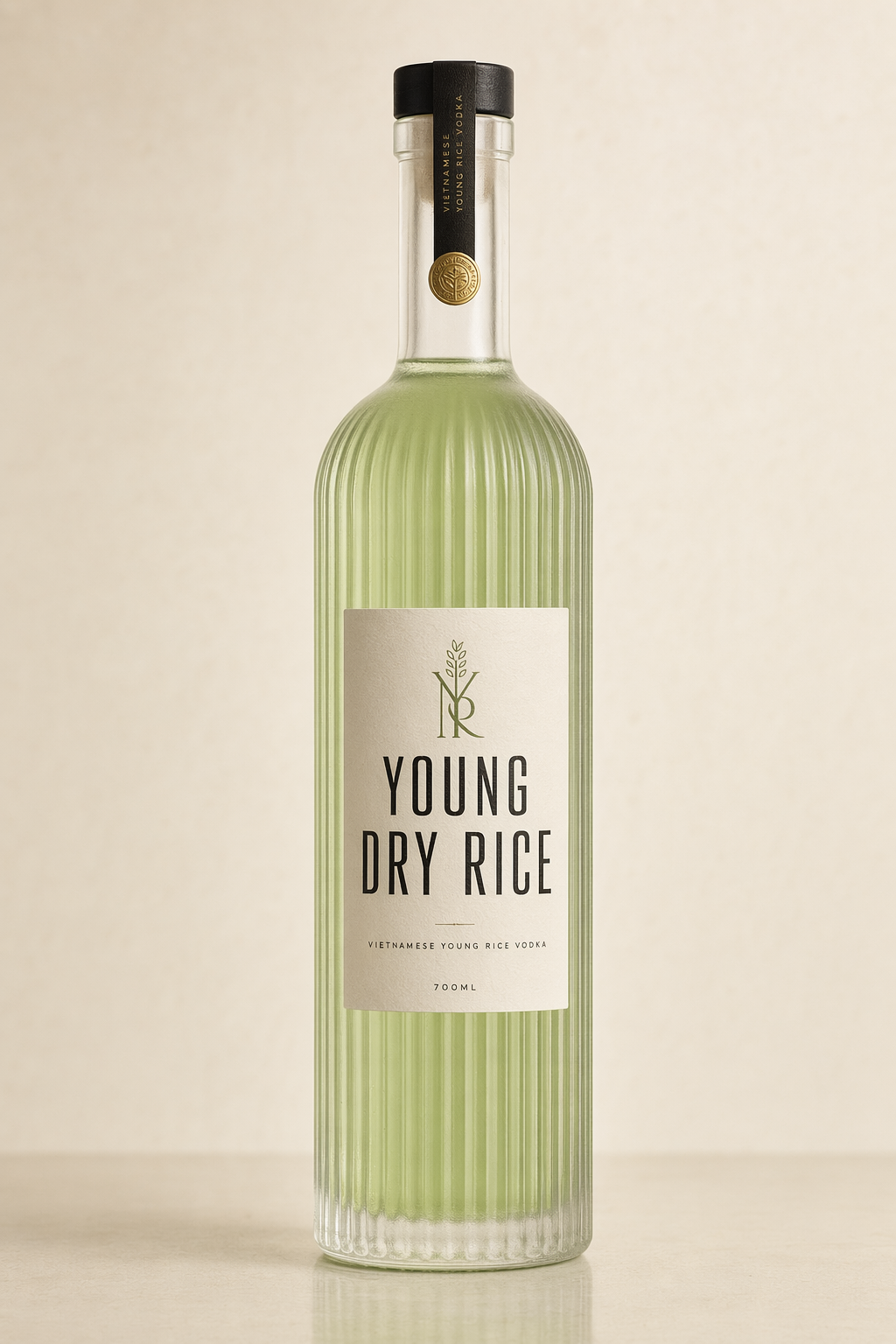 Young Dry Rice bottle